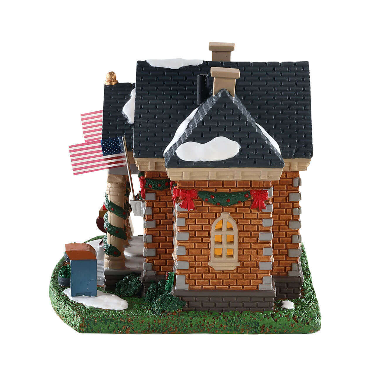 lemax-maybridge-public-library-b-timent-miniature-lumineux-village-de-no-l image 2