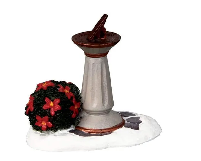 lemax-garden-sundial-accessoire-jardin-miniature image 1