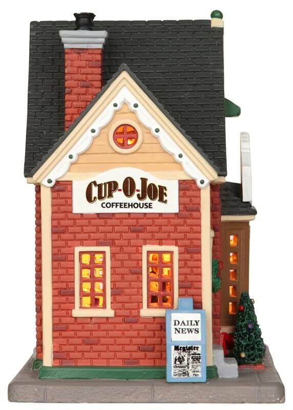 lemax-cup-o-joe-coffeehouse-caf-miniature-lumineux-village-de-no-l image 3