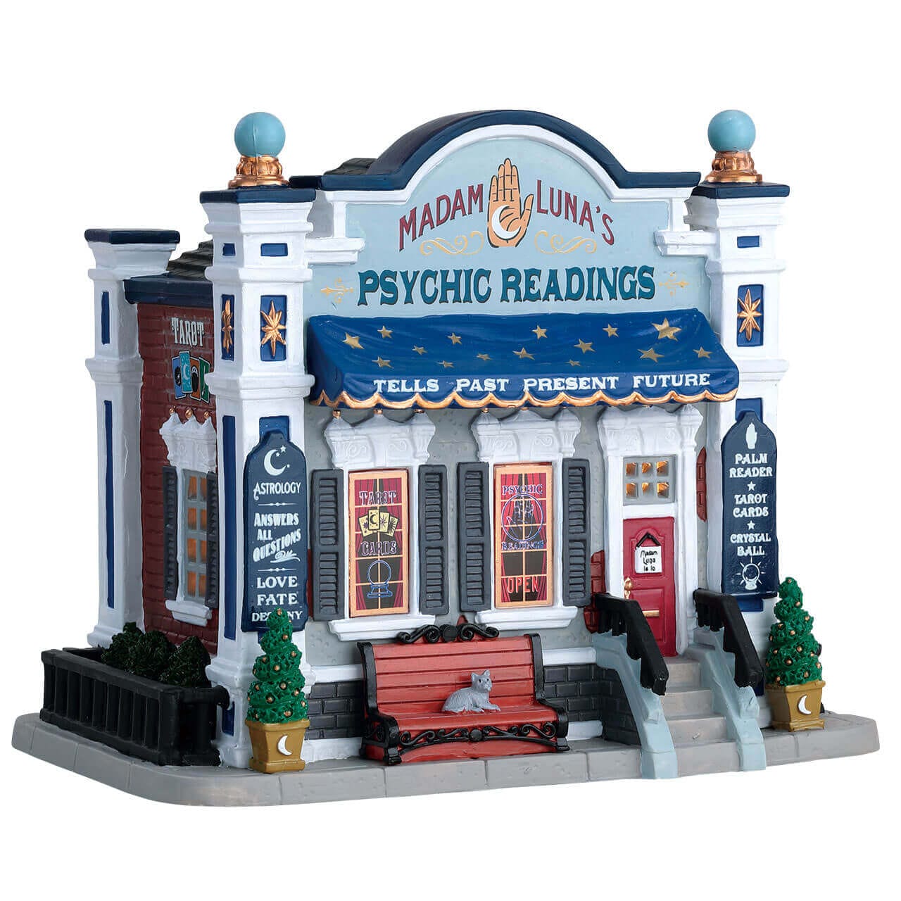 lemax-madam-luna-s-psychic-readings-maison-lumineuse-originale image 1