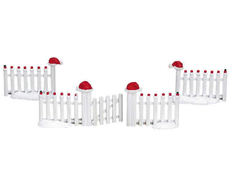 lemax-peppermint-pickets-barri-res-miniatures-village-de-no-l image 1