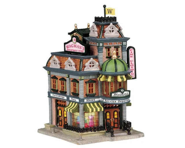 lemax-wagman-s-dept-store-grand-magasin-miniature-lumineux image 1