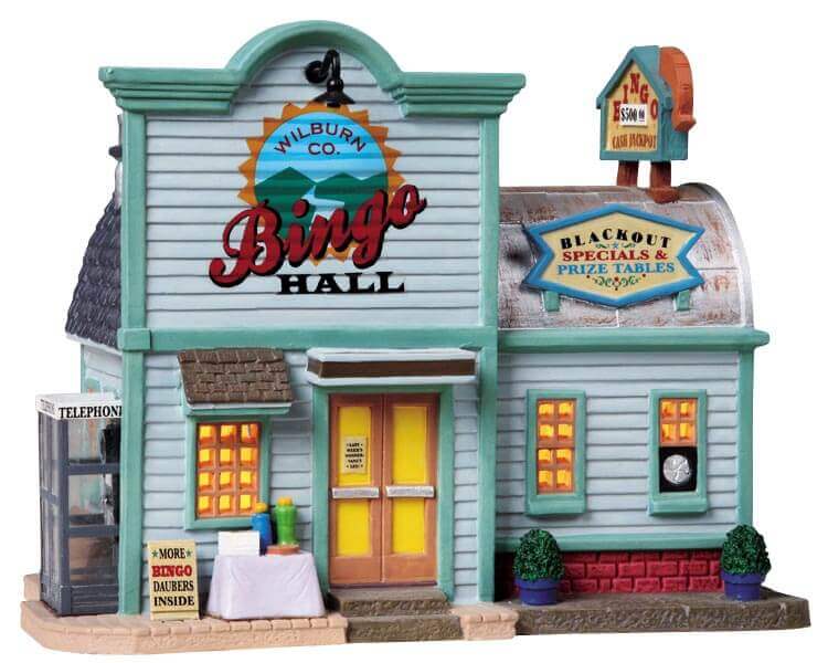 lemax-wilburn-co-bingo-hall-b-timent-lumineux-village-de-no-l image 1