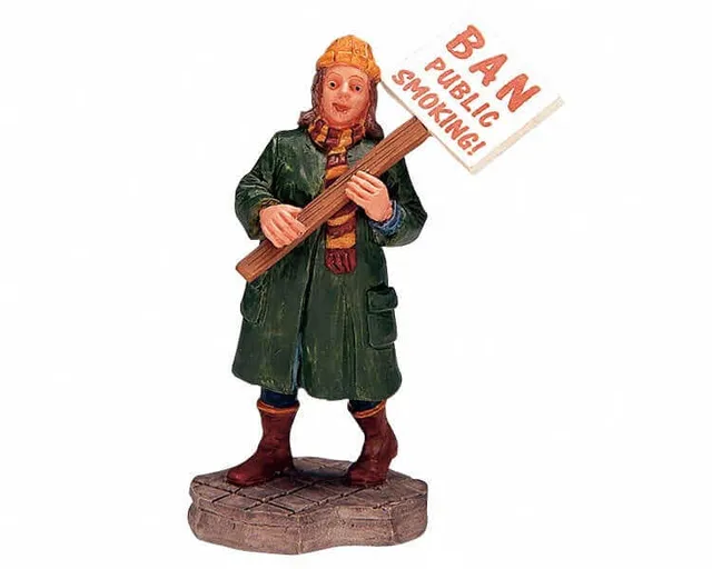 lemax-the-activist-figurine-de-village-miniature image 1