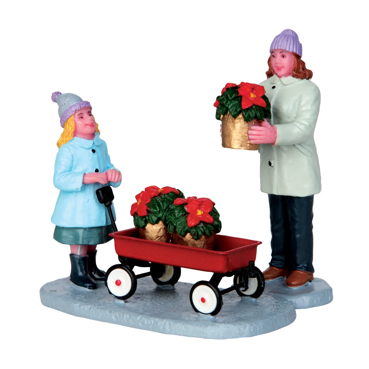 lemax-perfect-poinsettias-d-cor-floral-miniature-de-no-l image 1