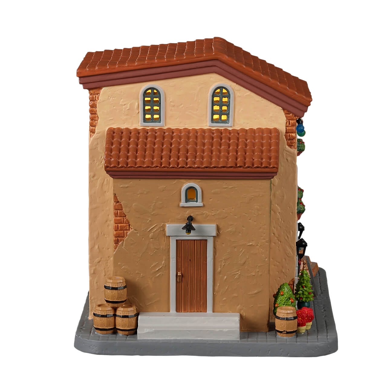 lemax-caddington-village-the-wine-merchant-maison-miniature-lumineuse image 2