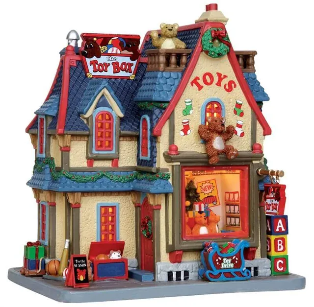 lemax-the-toy-box-magasin-de-jouets-miniature-lumineux-no-l image 1