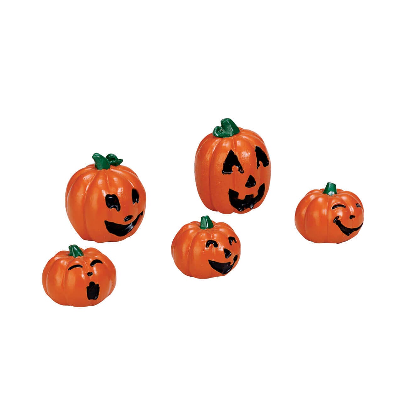 lemax-happy-pumpkin-family-set-of-5-figurines-spooky-town image 1