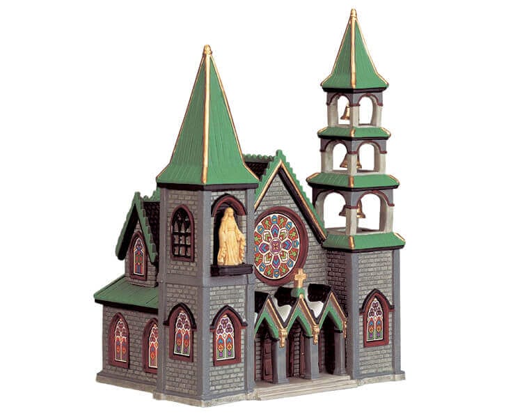 lemax-st-lucy-s-cathedral-glise-miniature-pour-village-de-no-l image 2
