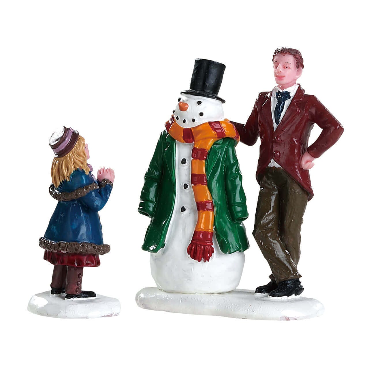 lemax-dads-snowman-figurine-bonhomme-de-neige-caddington image 2