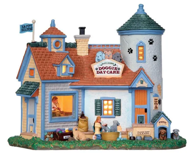 lemax-happy-hounds-doggie-day-care-b-timent-miniature-village image 1