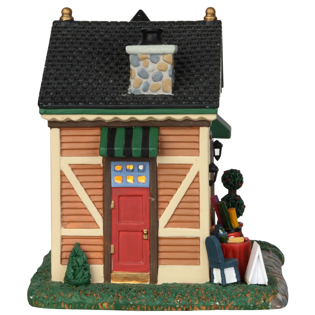 lemax-memory-lane-b-timent-lumineux-village-miniature image 3