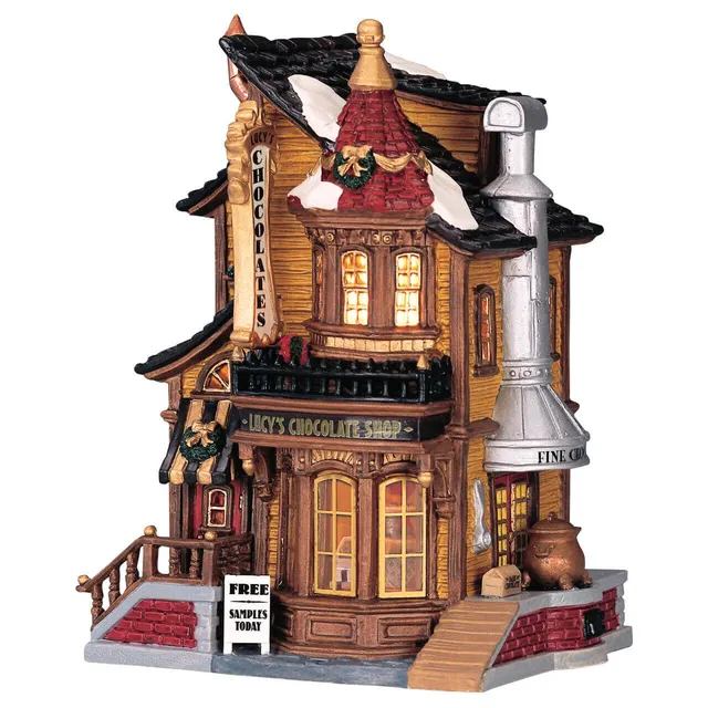 lemax-lucy-s-chocolate-shop-boutique-lumineuse-caddington image 1