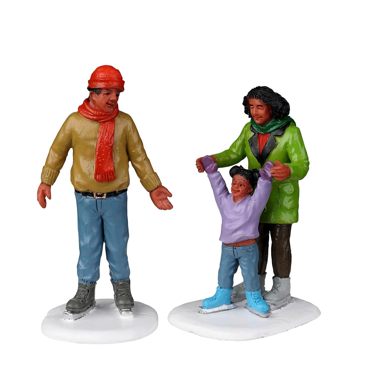 lemax-family-ice-follies-figurines-patinage-vail-village image 1