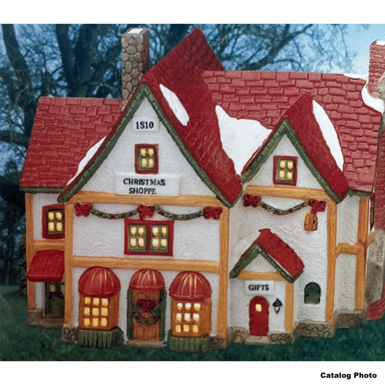 lemax-christmas-shoppe-boutique-lumineuse-village-de-no-l image 1