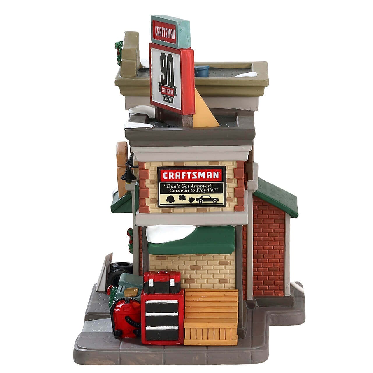 lemax-floyd-s-garage-b-timent-miniature-de-village image 2
