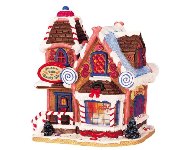 lemax-molasses-falls-candy-shop-confiserie-lumineuse-sugar-n-spice image 1