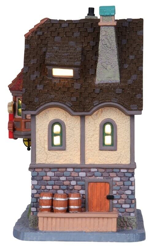 lemax-helga-s-beer-sausage-shop-boutique-miniature-lumineuse image 3