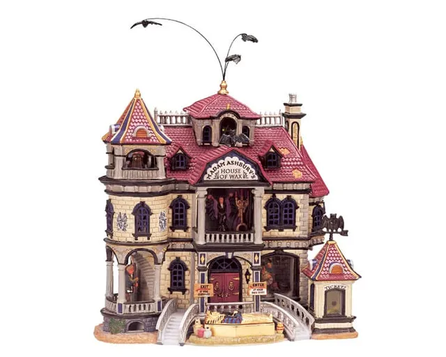 lemax-madam-ashbury-s-house-of-wax-maison-hant-e-lumineuse-spooky-town image 1