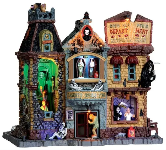 lemax-grim-reaper-s-department-store-b-timent-anim-son-et-lumi-re-spooky-town image 1