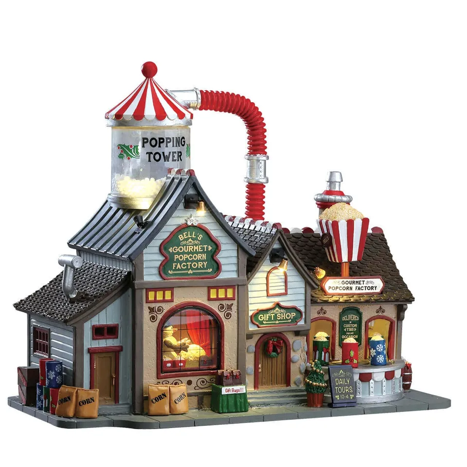 lemax-bell-s-gourmet-popcorn-factory-fabrique-popcorn-anim-e image 1