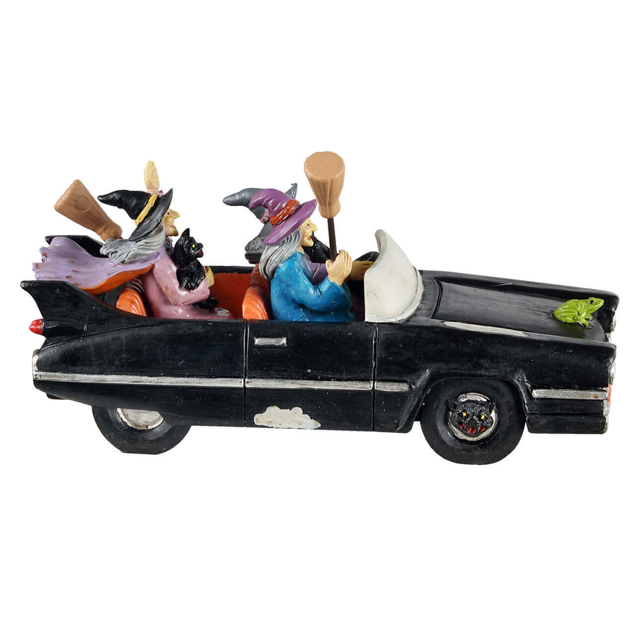 lemax-girls-night-out-on-halloween-voiture-d-capotable-sorci-res-spooky-town image 4