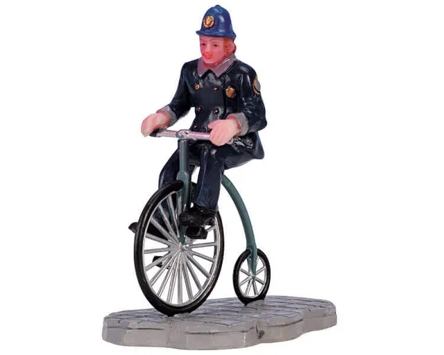lemax-hot-pursuit-figurine-poursuite-miniature-village-de-no-l image 1