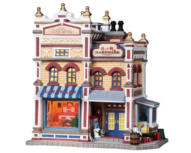 lemax-s-r-hardware-maison-lumineuse-village-de-no-l image 1