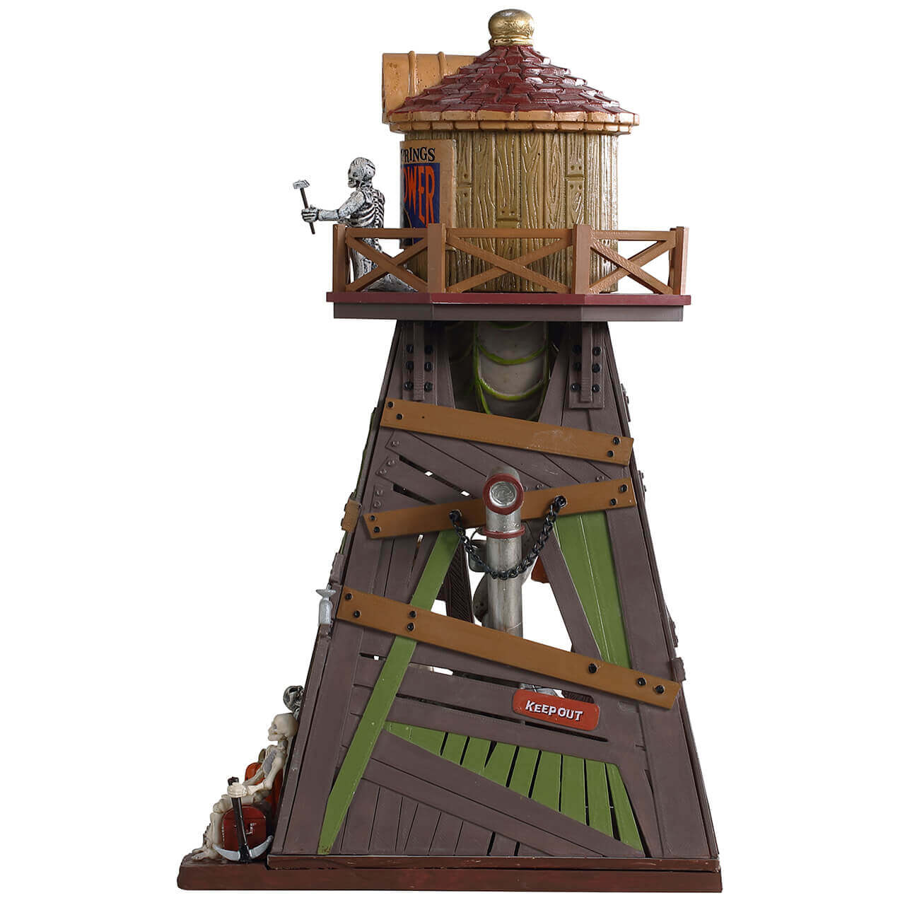 lemax-spooky-springs-water-tower-tour-hant-e-lumineuse-spooky-town image 3