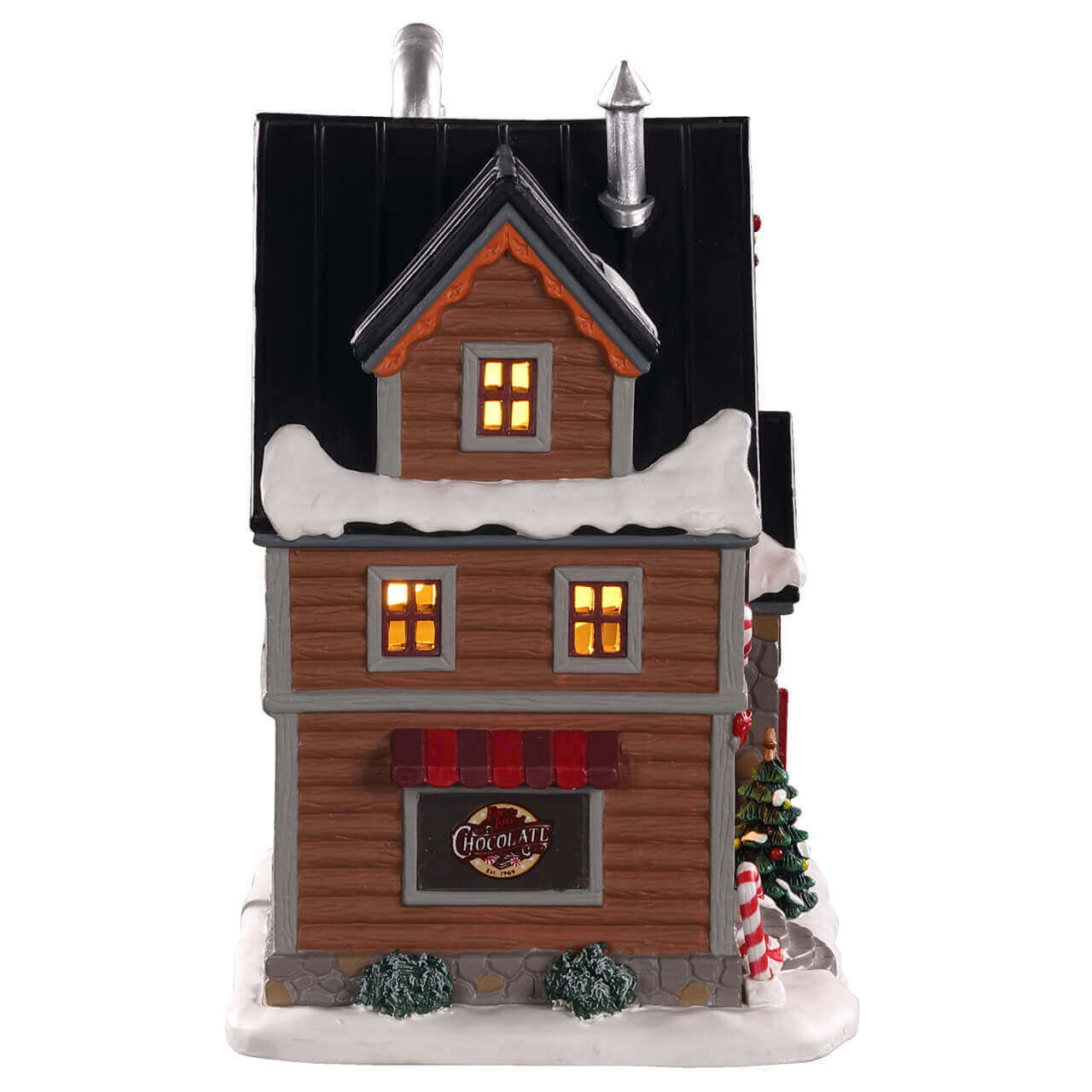 lemax-for-the-love-of-chocolate-shop-boutique-miniature-lumineuse-vail-village image 2
