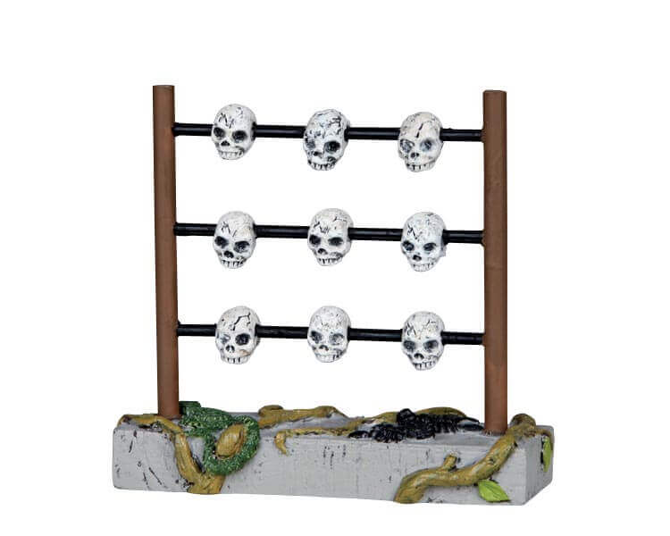 lemax-spooky-town-skull-rack-accessoire-miniature-cr-nes-halloween image 1
