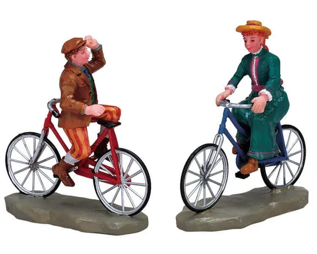 lemax-risky-business-figurine-accessoire-village-miniature image 1