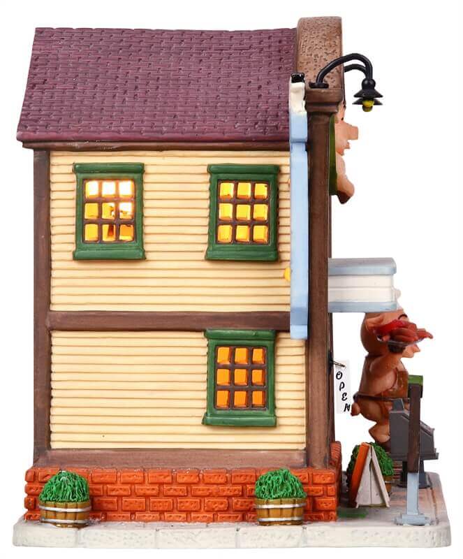lemax-clifton-s-butcher-shop-boucherie-miniature-lumineuse image 3