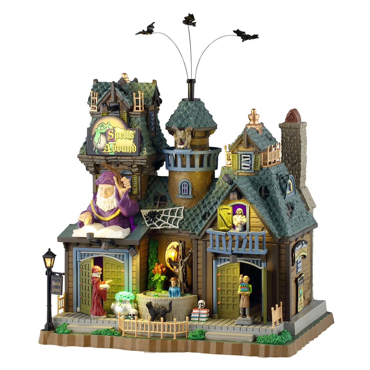 lemax-spells-abound-manoir-hant-lumineux-spooky-town image 1