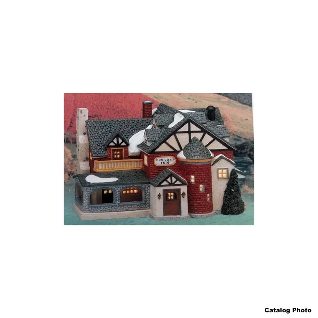lemax-elm-tree-inn-auberge-miniature-lumineuse-village-de-no-l image 1