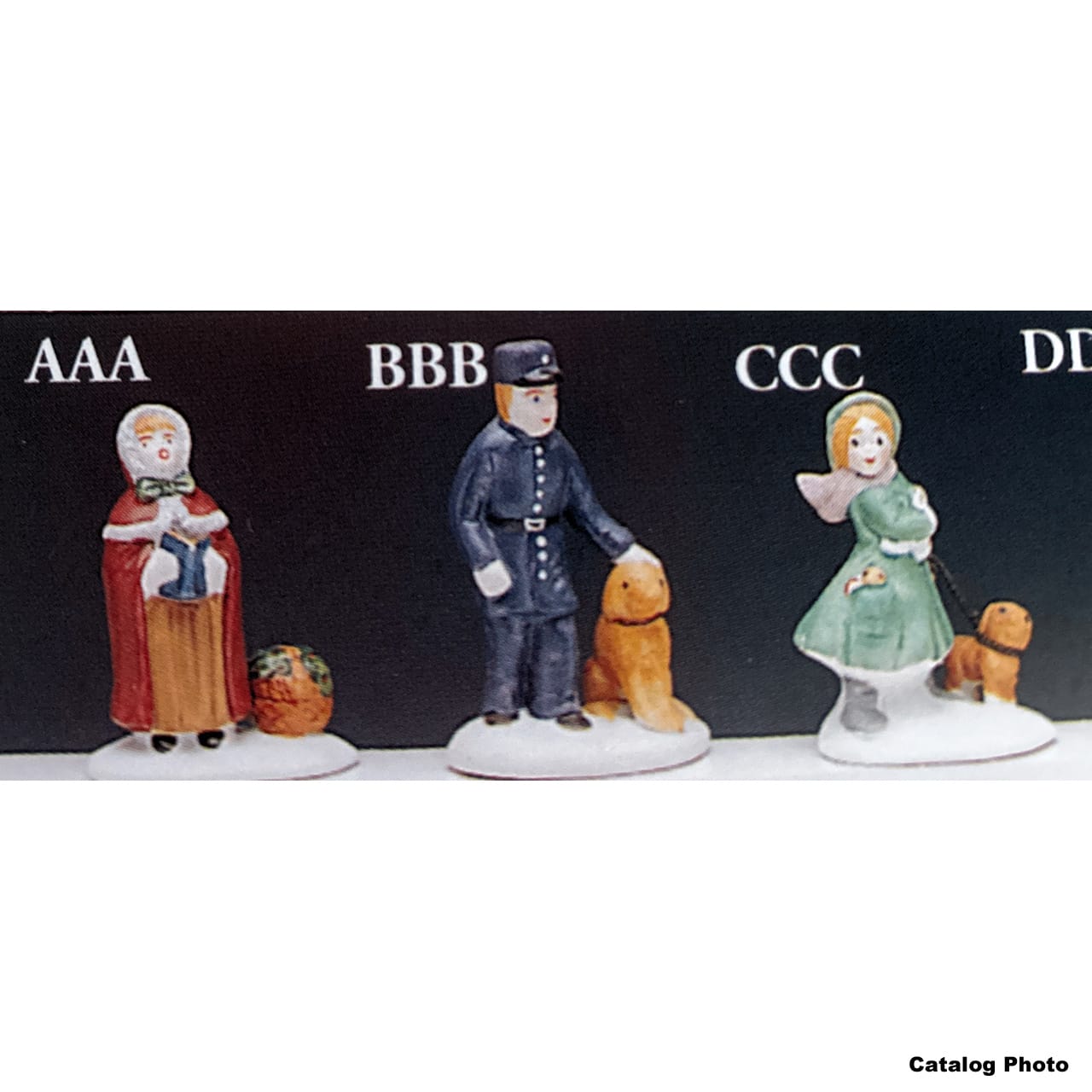 lemax-policeman-with-dog-figurine-policier-et-chien-village-de-no-l image 1