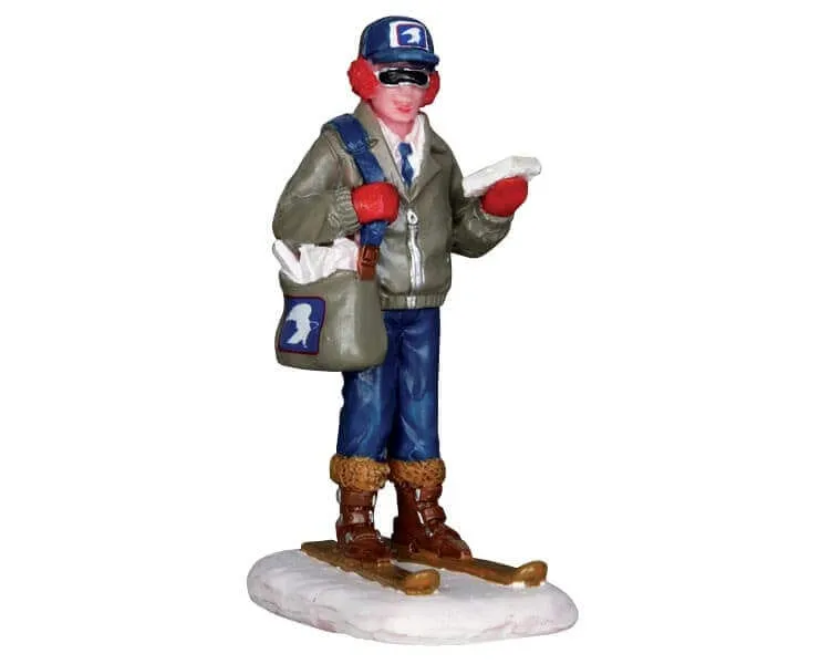 lemax-skiing-mailman-figurine-village-de-no-l image 1