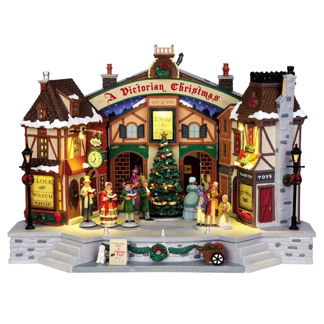 lemax-a-christmas-carol-play-th-tre-de-no-l-anim-lumineux image 1