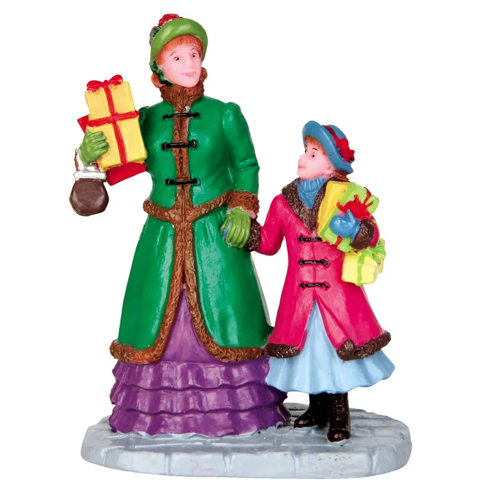 lemax-christmas-shopping-figurines-shopping-de-no-l-caddington image 1