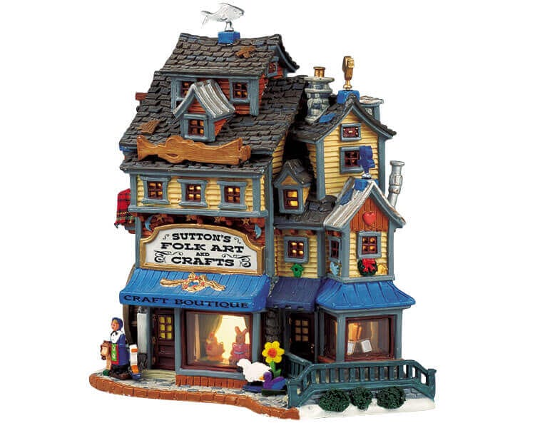 lemax-sutton-s-folk-art-crafts-maison-boutique-artisanale-lumineuse image 1