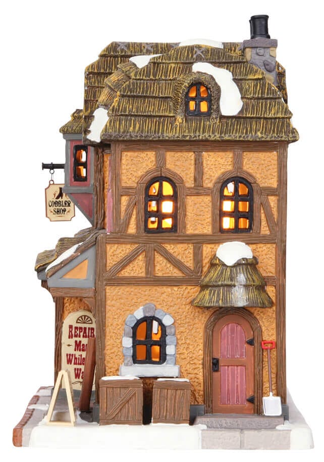lemax-village-cobbler-boutique-cordonnier-miniature image 2