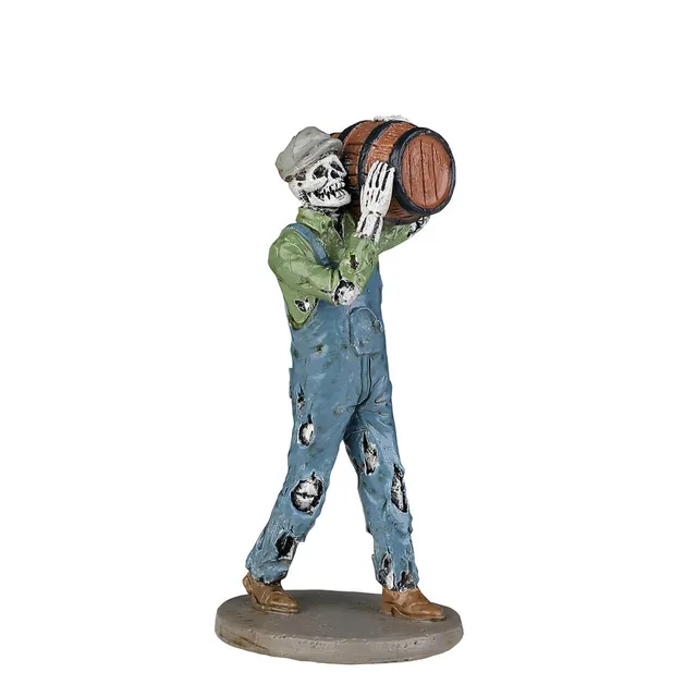 lemax-undead-brewery-worker-figurine-spooky-town-brasserie-zombie image 1