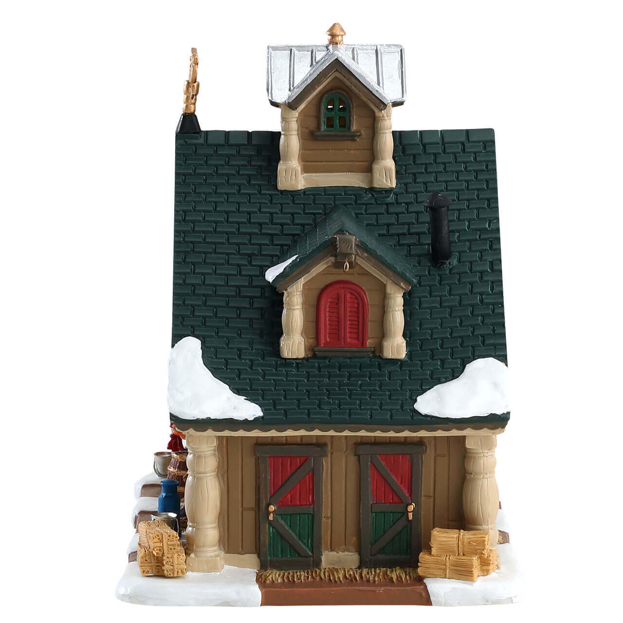 lemax-happy-antlers-reindeer-shelter-and-veterinarian-b-timent-miniature-village image 2