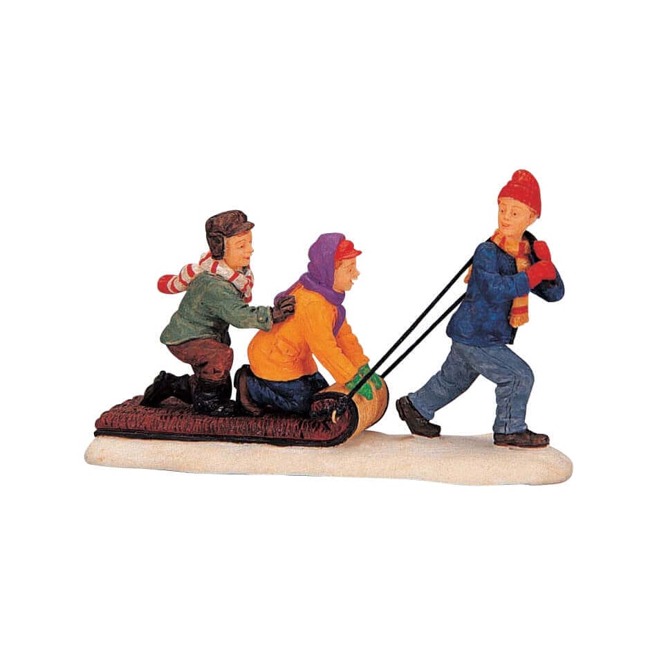 lemax-the-toboggan-tug-figurine-luge-hivernale-village-miniature image 2