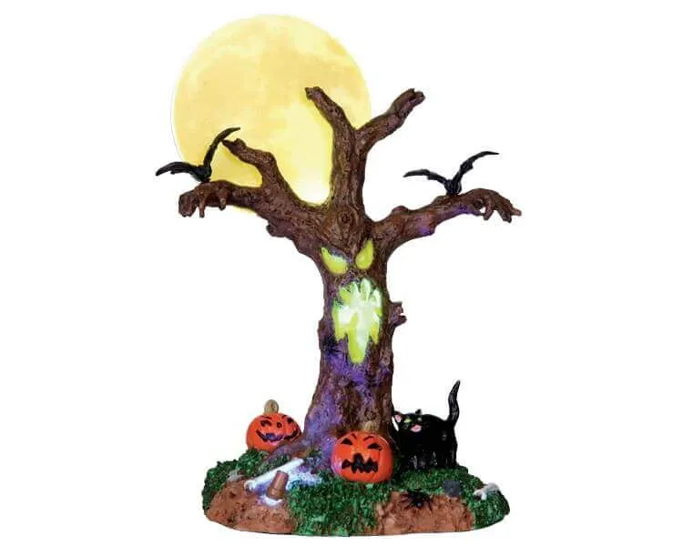 lemax-scary-moonlit-tree-arbre-lumineux-spooky-town image 1