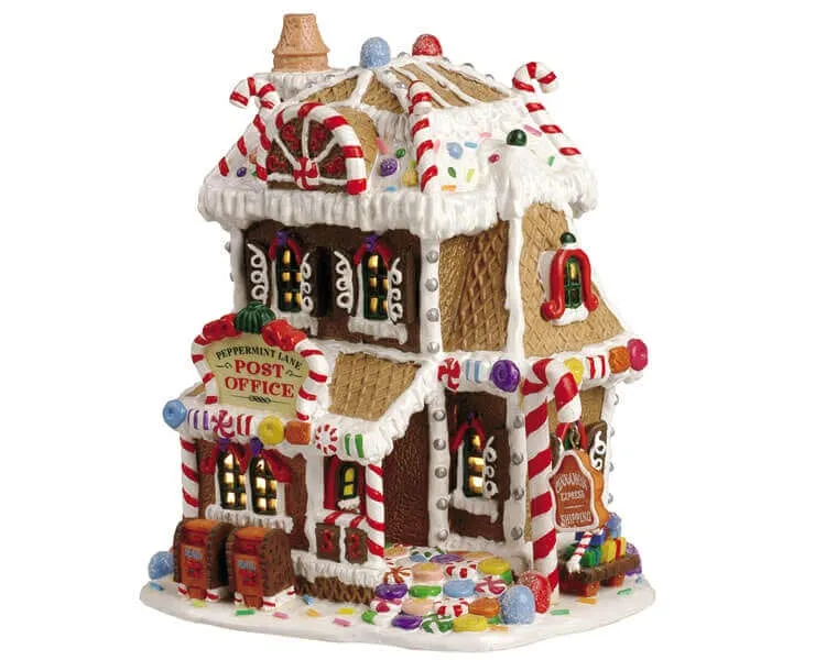 lemax-peppermint-lane-post-office-b-timent-miniature-lumineux-sugar-n-spice image 1