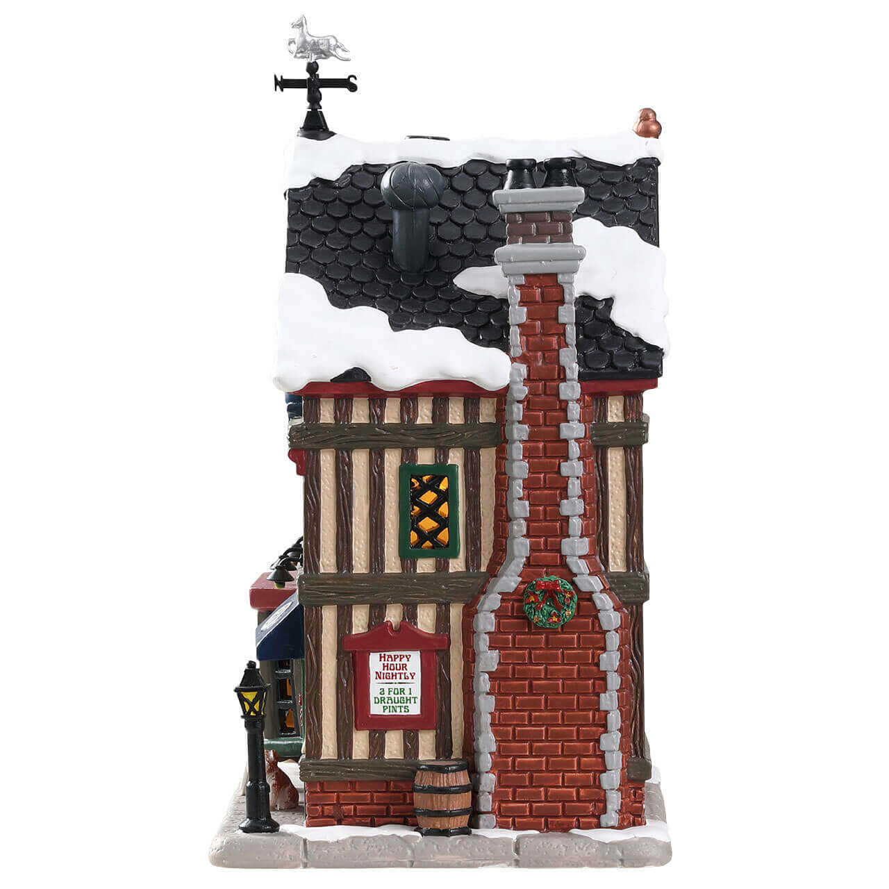 lemax-old-british-pub-maison-miniature-lumineuse-pub-anglais image 2