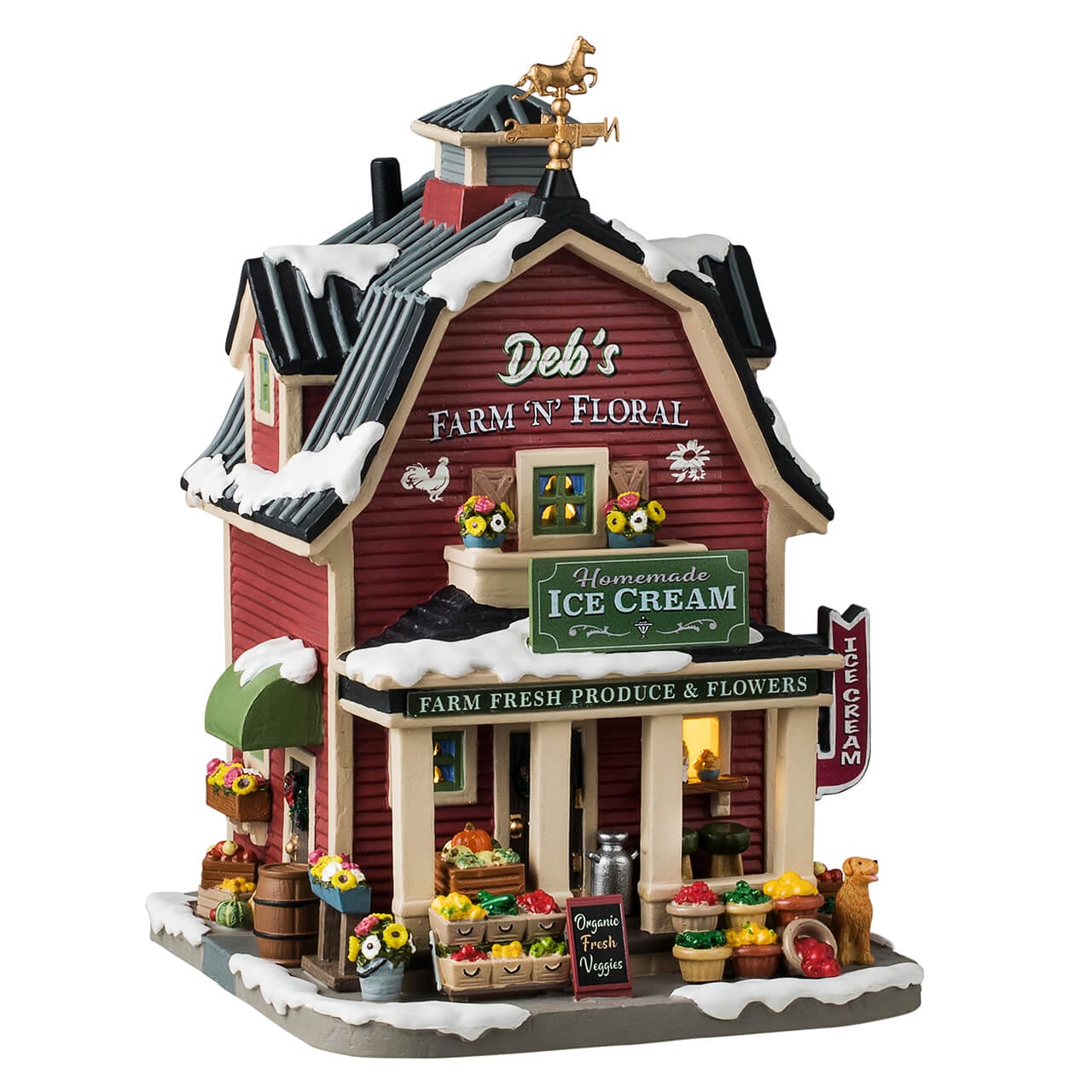 lemax-deb-s-farm-n-floral-maison-miniature-harvest-crossing image 1