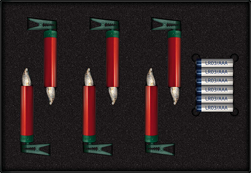 krinner-lumix-superlight-rouge-m-tal-mini-extension-6-bougies-led image 2