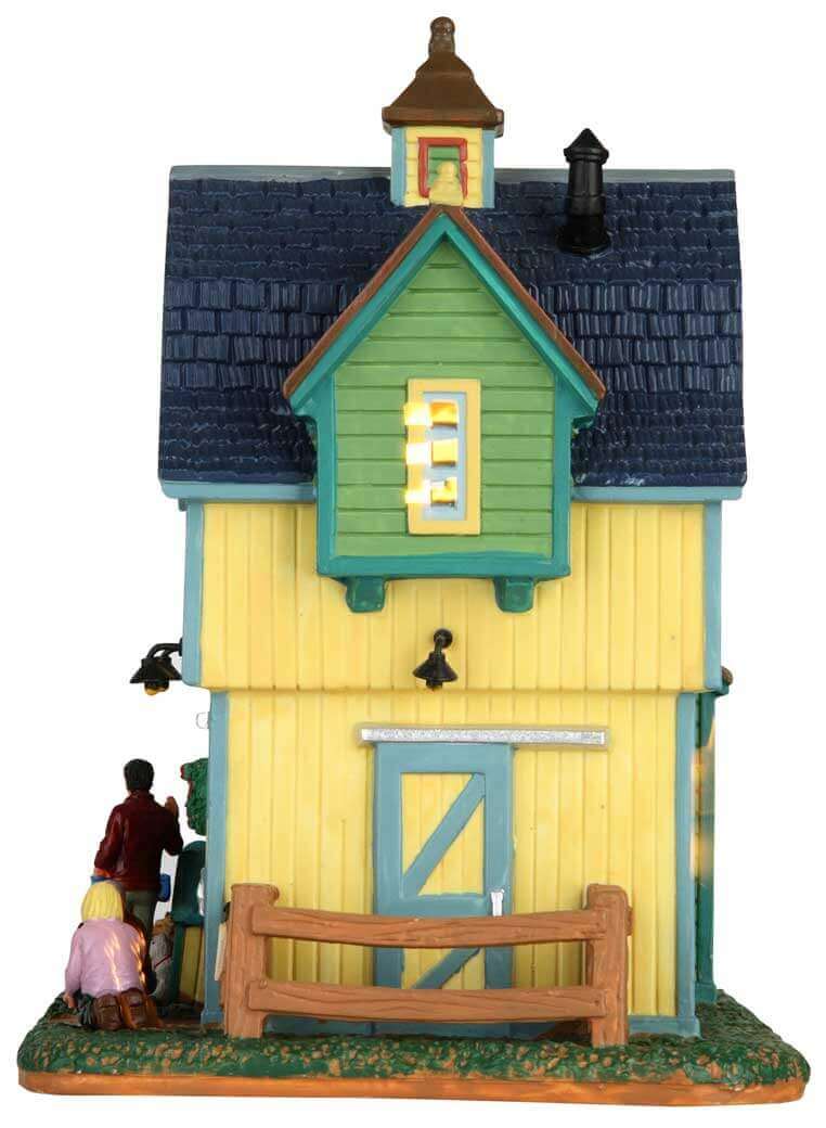 lemax-rex-spot-s-doggy-school-village-miniature-lumineux image 3